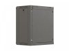 Lanberg Szafa instalacyjna rack wisząca 19 cali 12U 540x350 czarna drzwi przeszklone (flat pack)